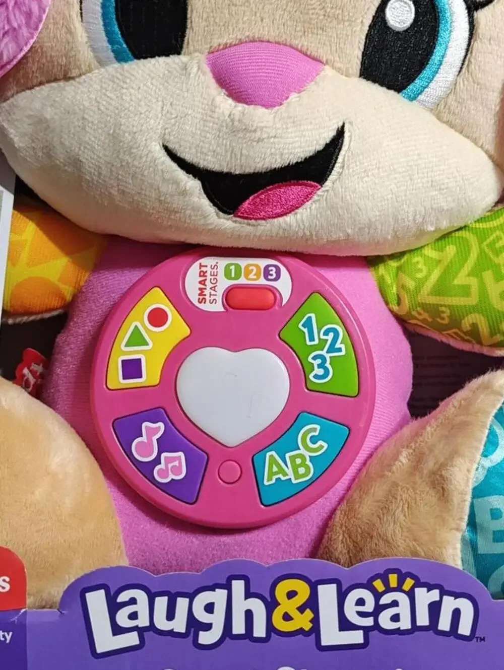 New  Laugh & Learn Smart Stages “Sis” Toddler Learning Plush 6-36 M
